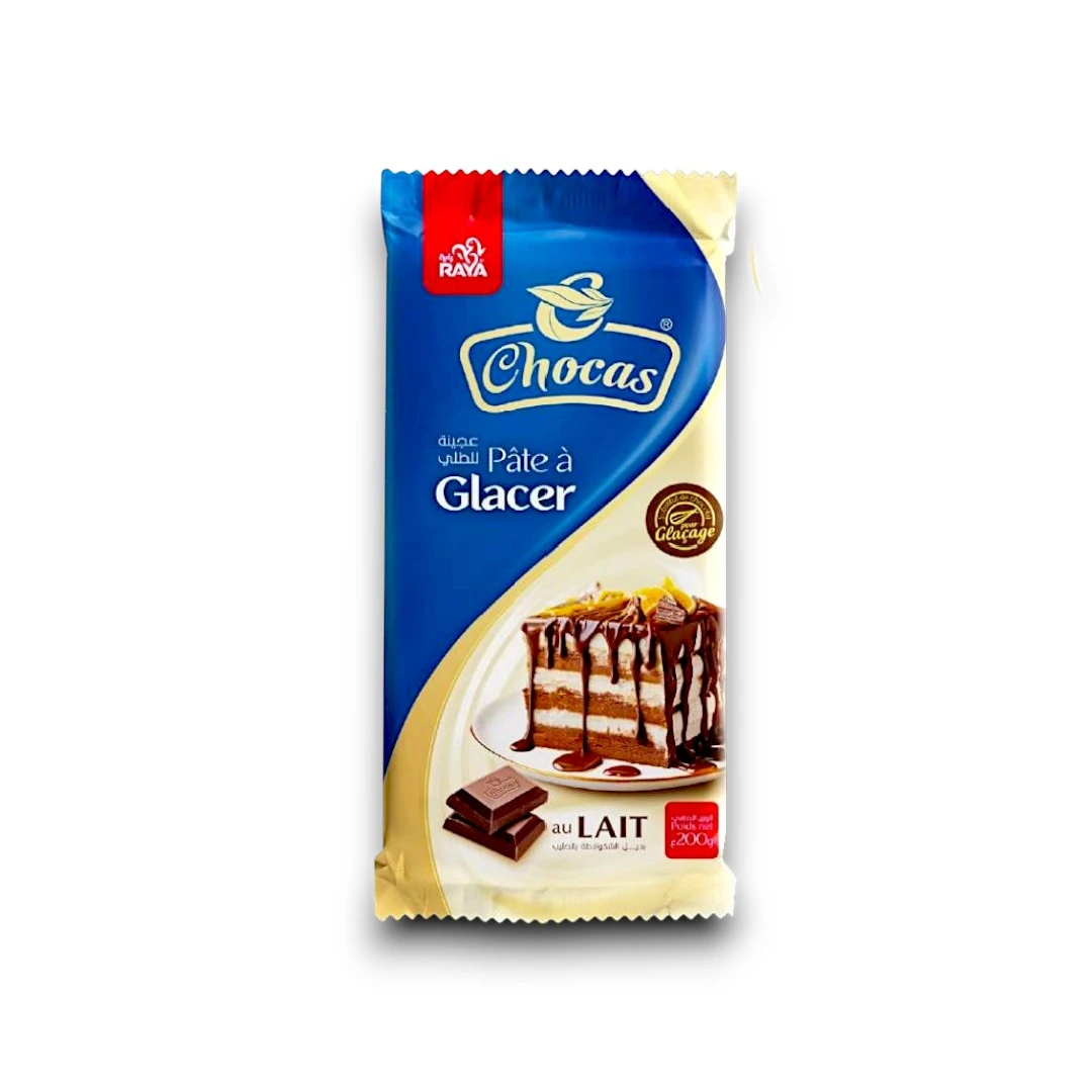 PATE A GLACER CHOCAS AU LAIT 200GR